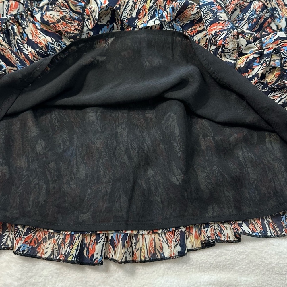 NWT Scully Feather Print Dress Patterned Garment - Picture 11 of 16